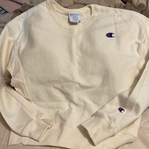 Vintage Champion heavyweight creme sweatshirt